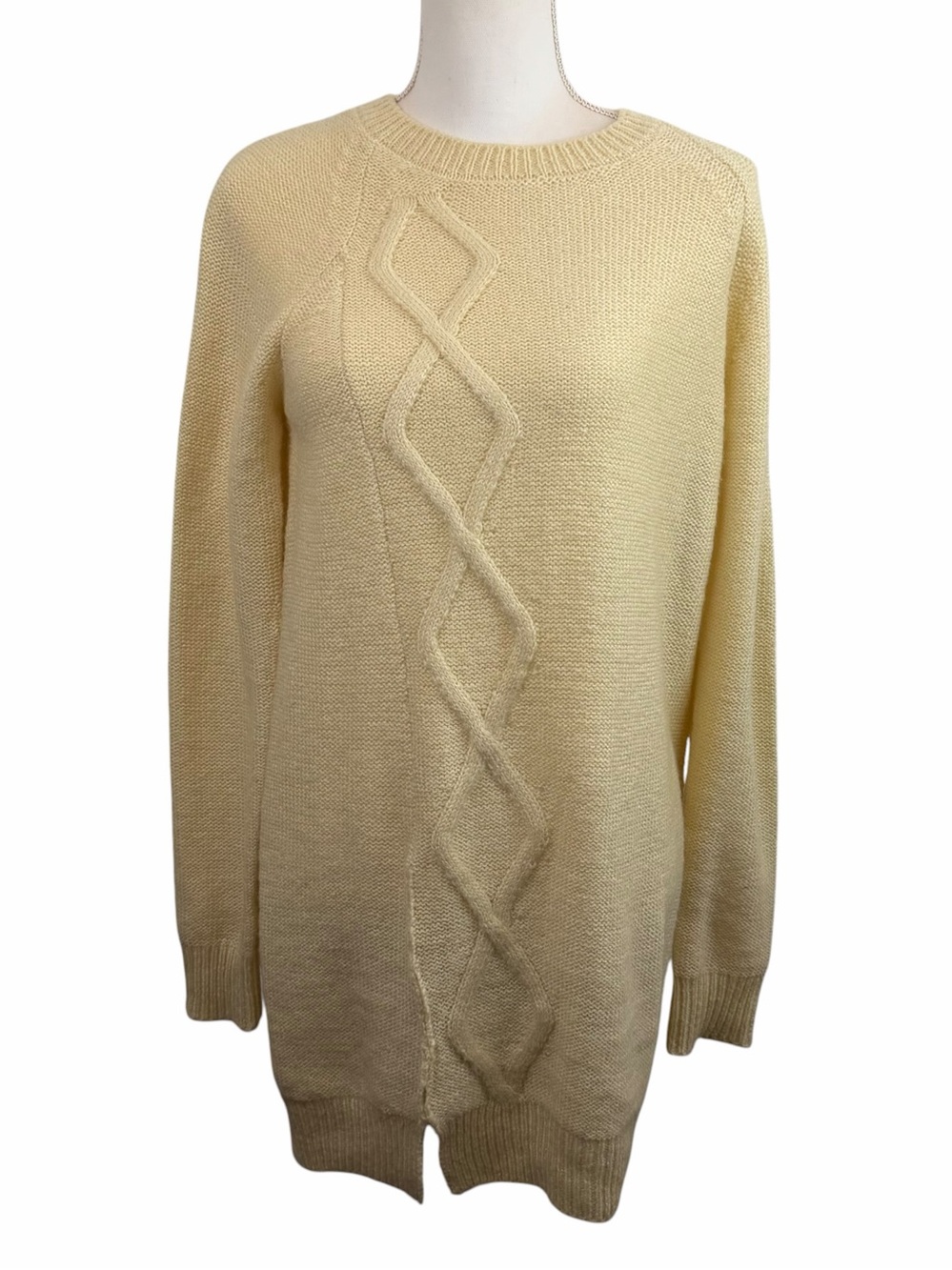 Lovers + Friends | Ivory Long Sleeve Mini Sweater Dress